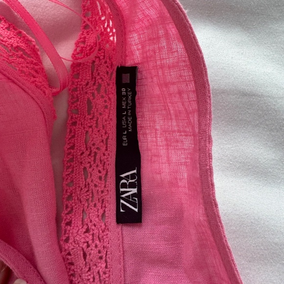 Pink Wrap Top - Zara - Picture 2 of 3